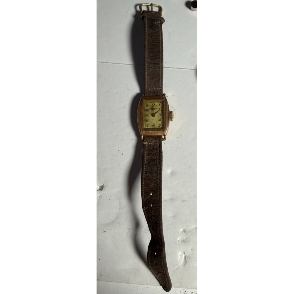 Vintage New Haven 7 Jewels Deco Watch NOT WORKING For Parts Or Repair AS-IS...